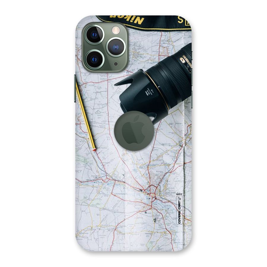 Map And Camera Back Case for iPhone 11 Pro Logo  Cut
