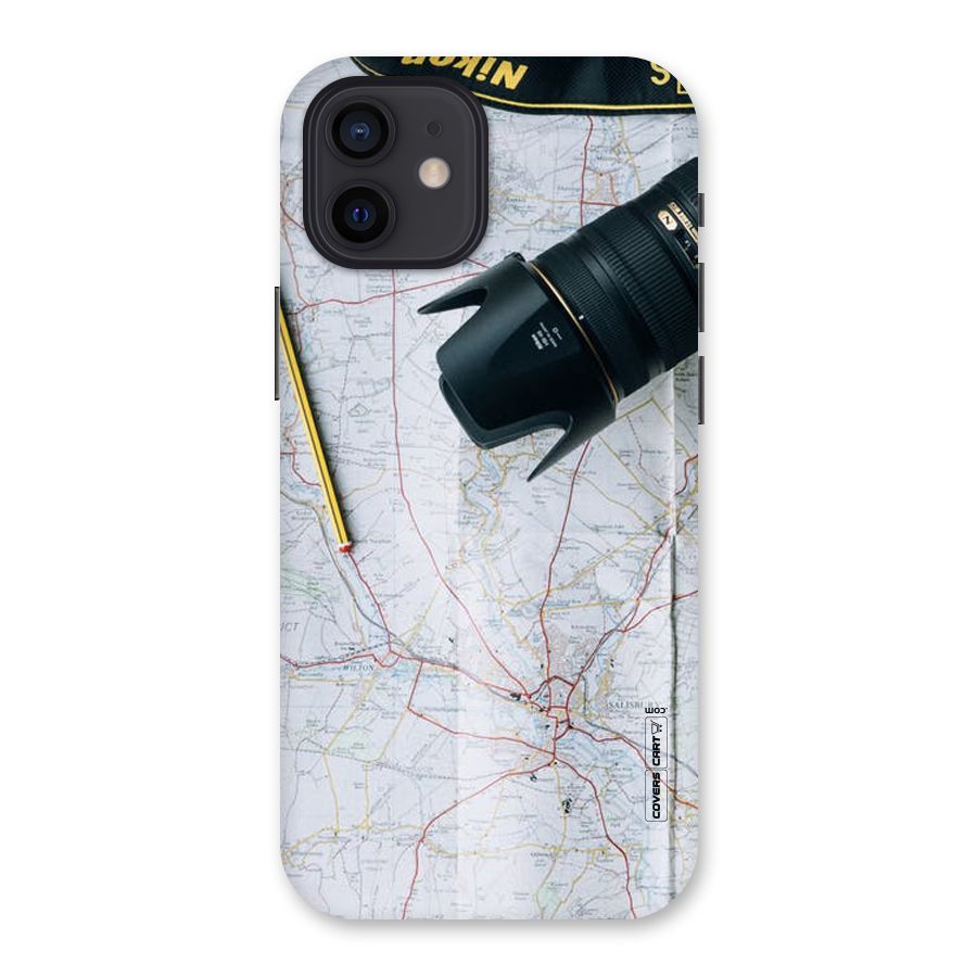 Map And Camera Back Case for iPhone 12