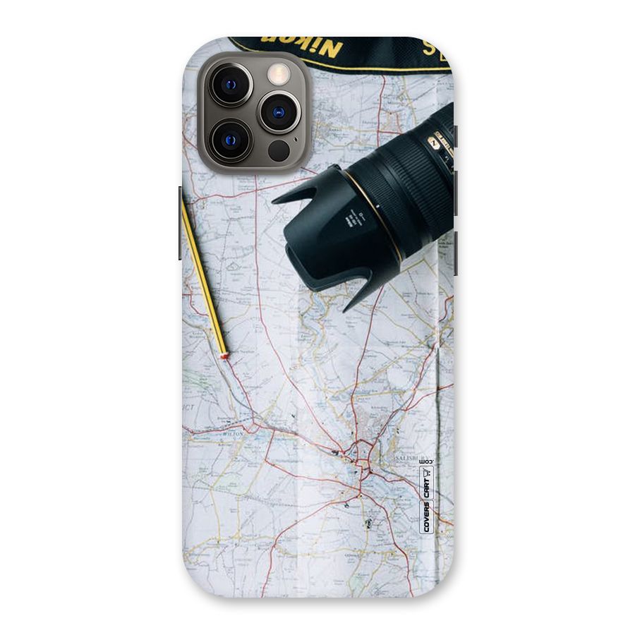 Map And Camera Back Case for iPhone 12 Pro