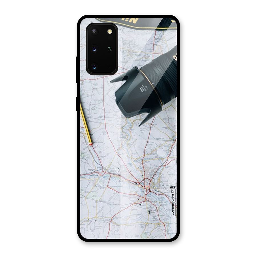 Map And Camera Glass Back Case for Galaxy S20 Plus