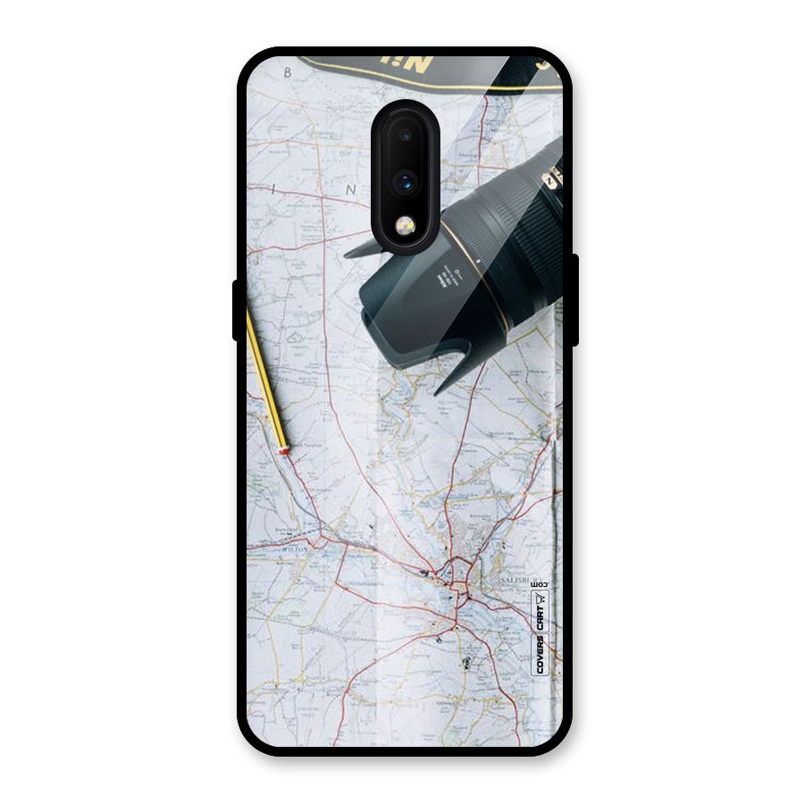Map And Camera Glass Back Case for OnePlus 7