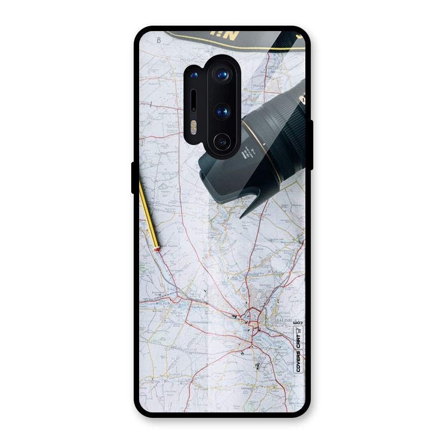 Map And Camera Glass Back Case for OnePlus 8 Pro