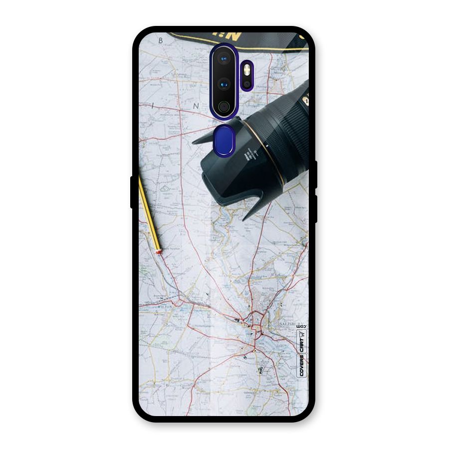Map And Camera Glass Back Case for Oppo A9 (2020)