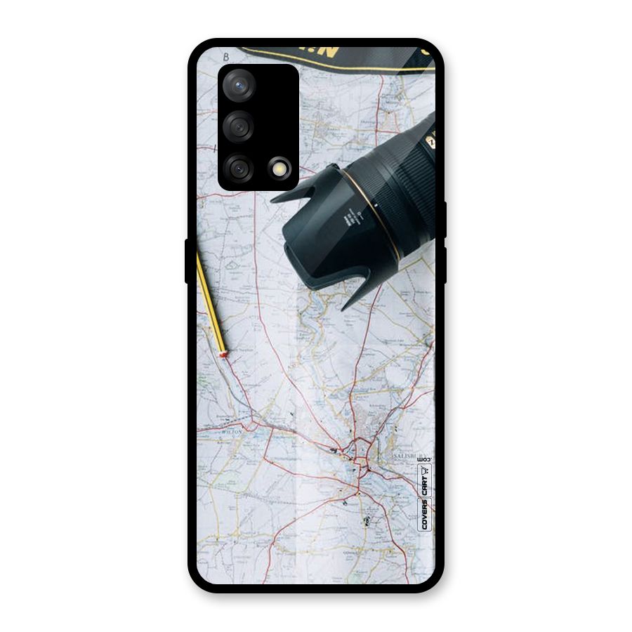 Map And Camera Glass Back Case for Oppo F19