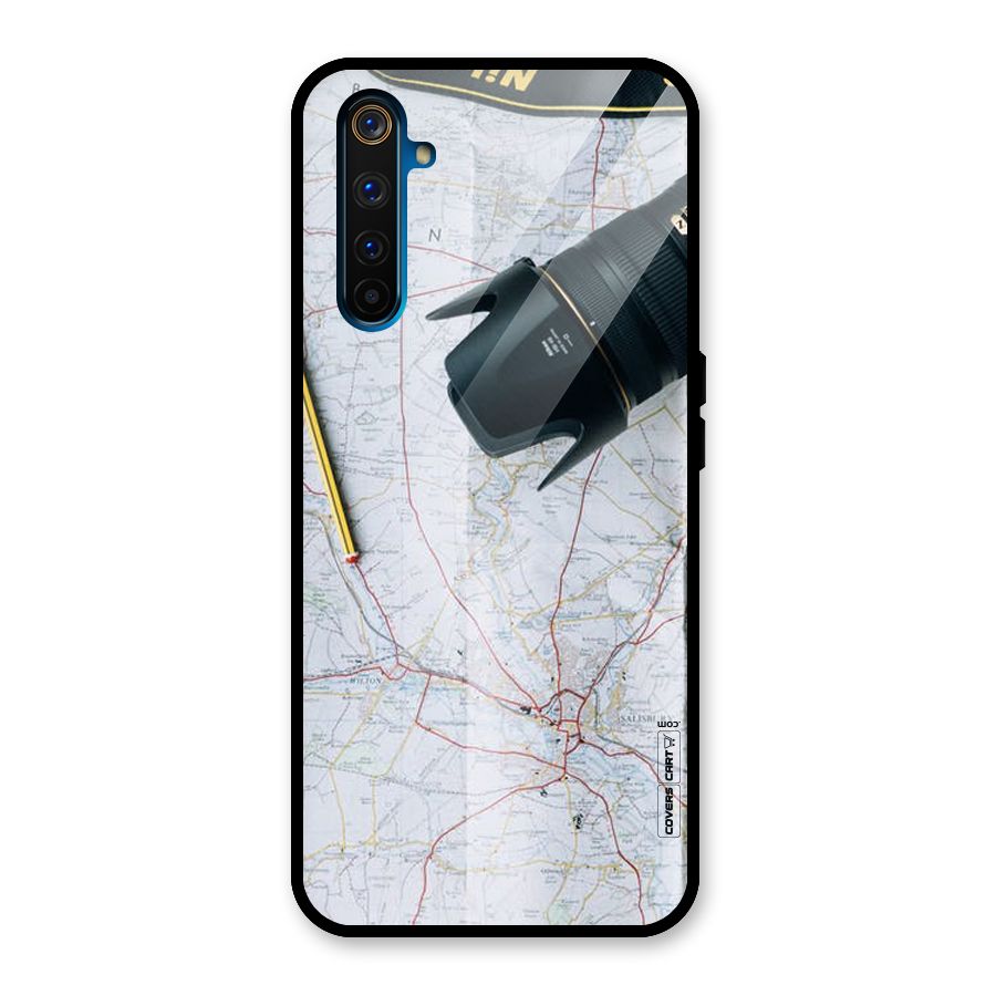 Map And Camera Glass Back Case for Realme 6 Pro