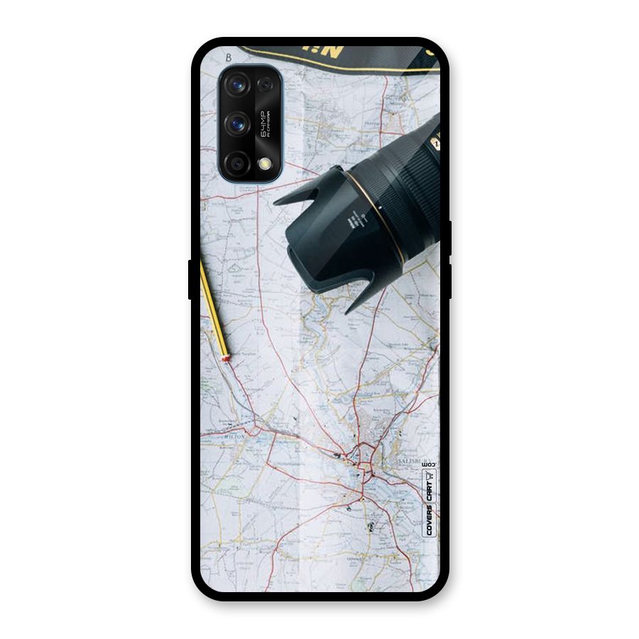 Map And Camera Glass Back Case for Realme 7 Pro
