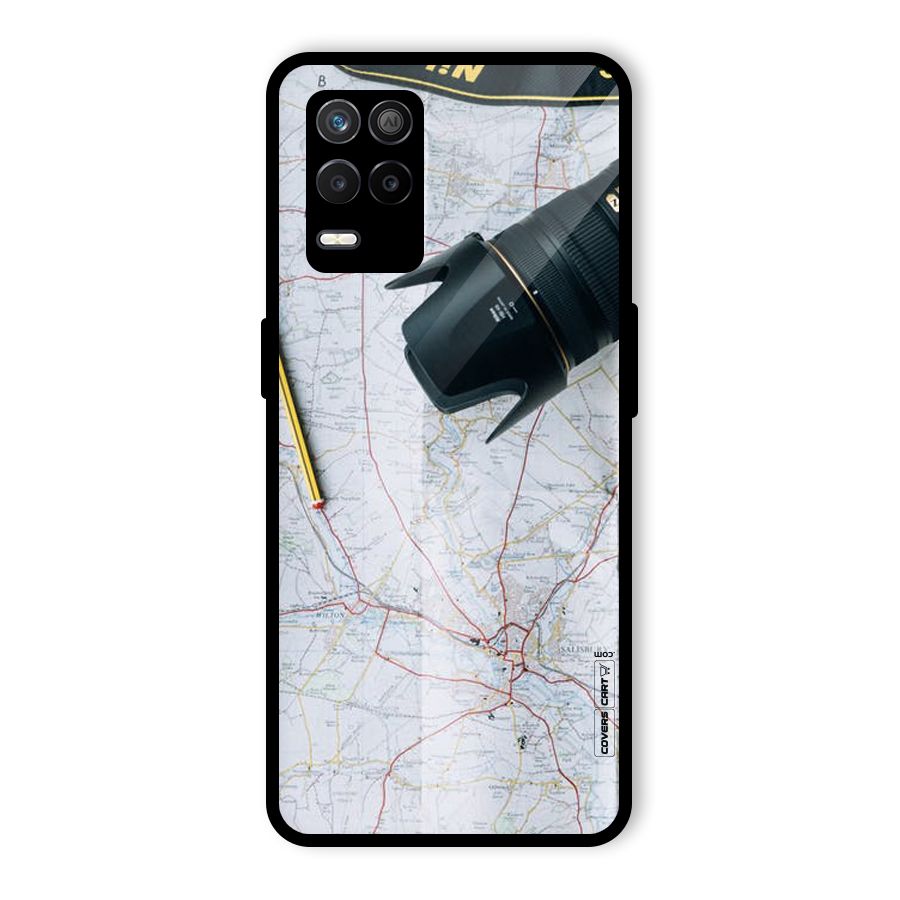 Map And Camera Glass Back Case for Realme 9 5G