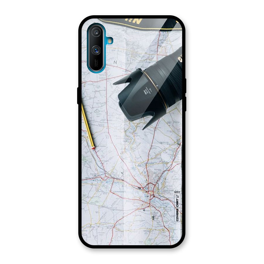 Map And Camera Glass Back Case for Realme C3