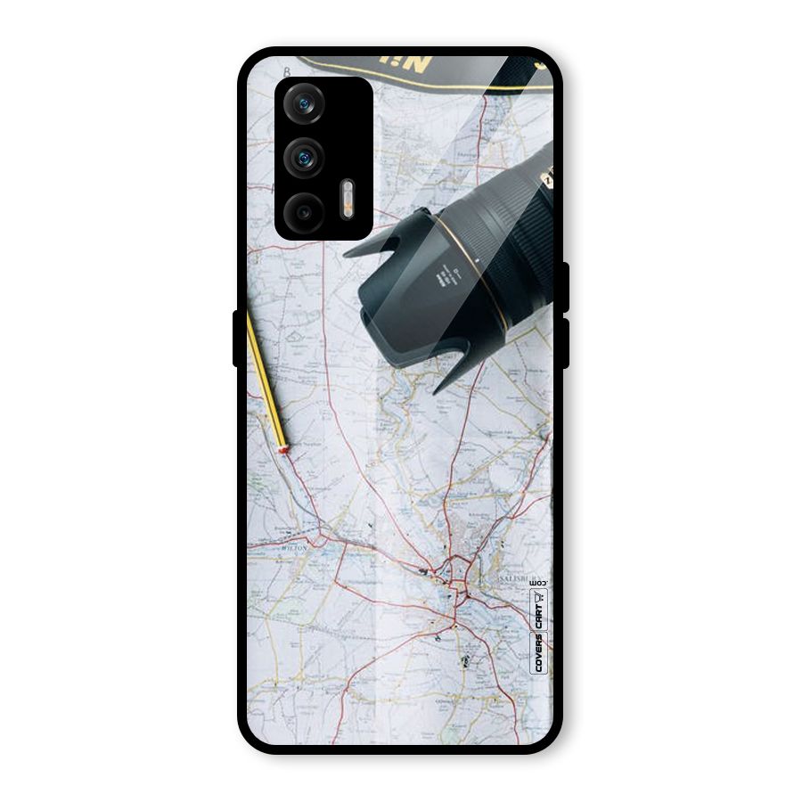 Map And Camera Glass Back Case for Realme GT 5G