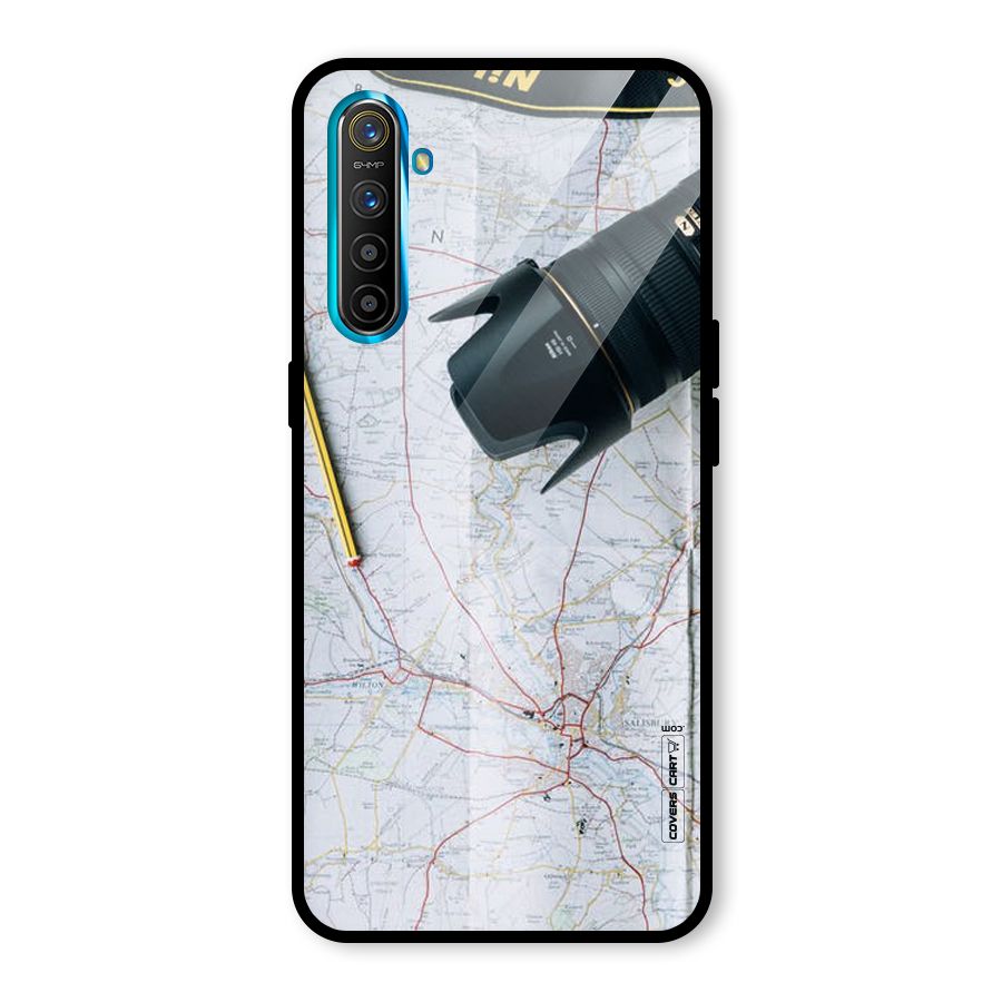 Map And Camera Glass Back Case for Realme X2
