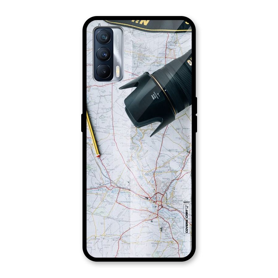 Map And Camera Glass Back Case for Realme X7