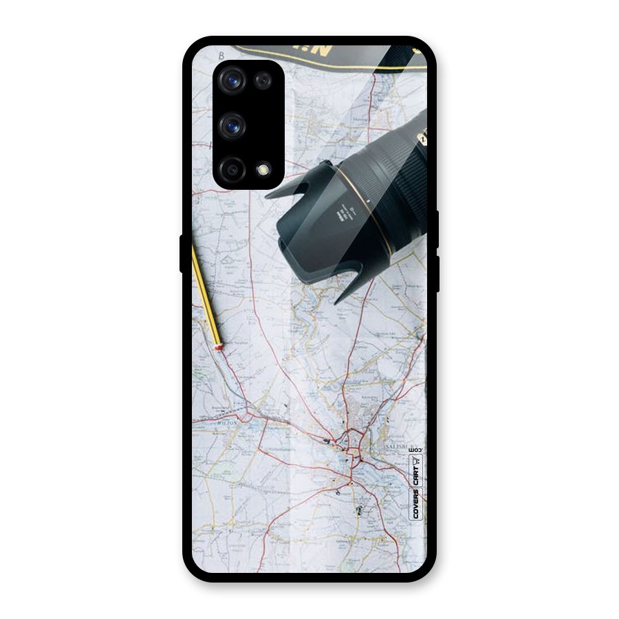 Map And Camera Glass Back Case for Realme X7 Pro