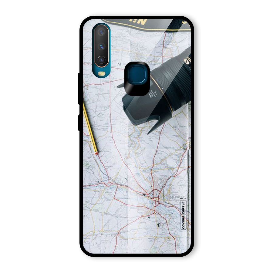Map And Camera Glass Back Case for Vivo U10