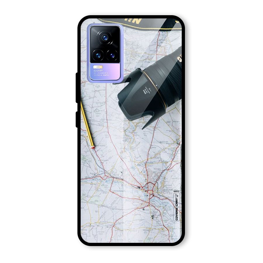 Map And Camera Glass Back Case for Vivo Y73