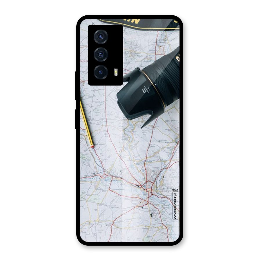 Map And Camera Glass Back Case for Vivo iQOO Z5
