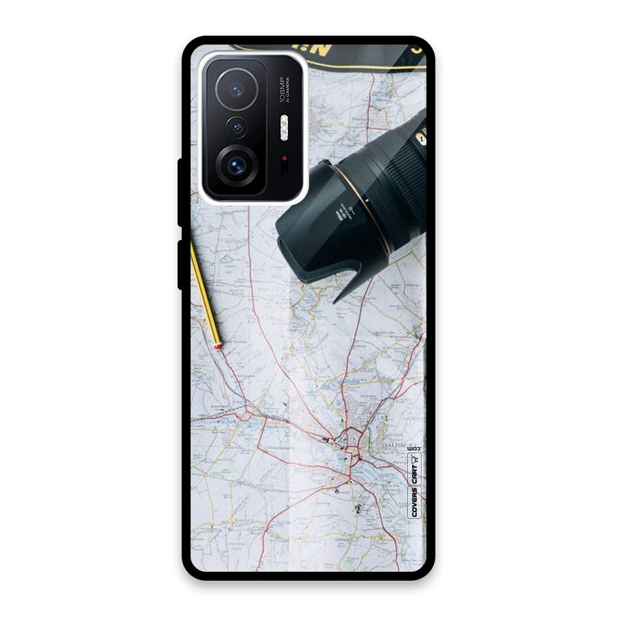 Map And Camera Glass Back Case for Xiaomi 11T Pro