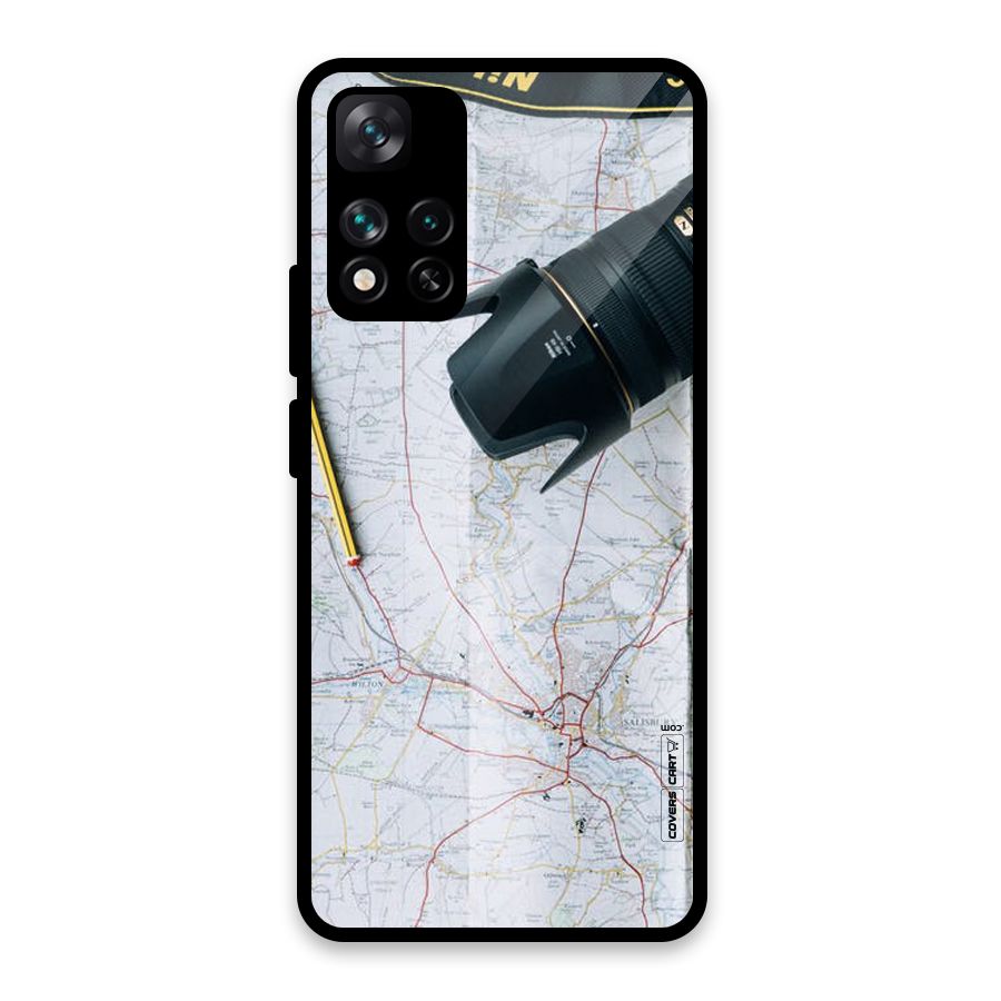 Map And Camera Glass Back Case for Xiaomi 11i HyperCharge 5G