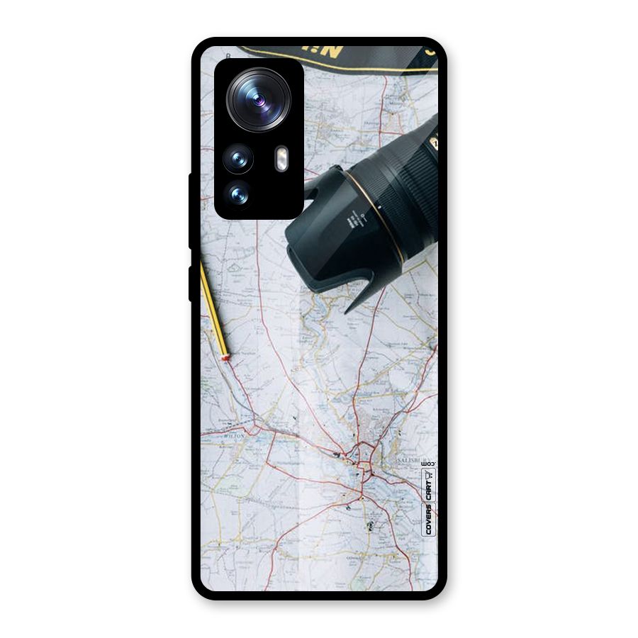 Map And Camera Glass Back Case for Xiaomi 12 Pro