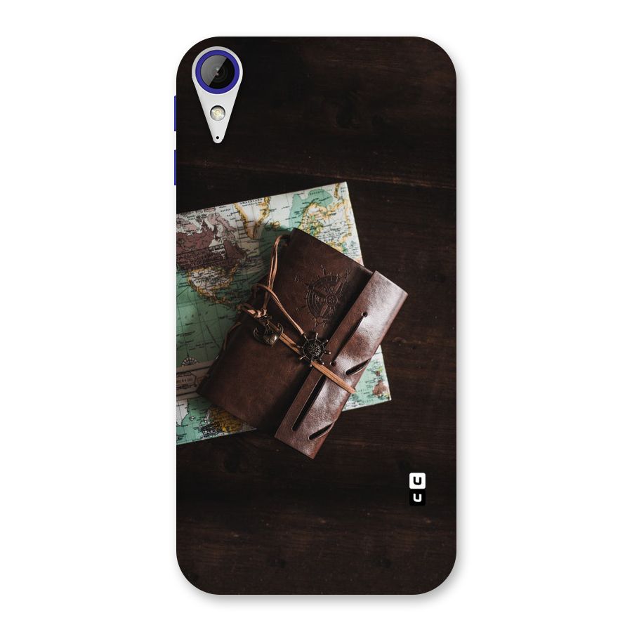 Map Journal Back Case for Desire 830