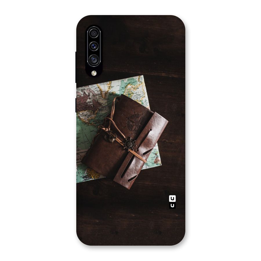 Map Journal Back Case for Galaxy A30s