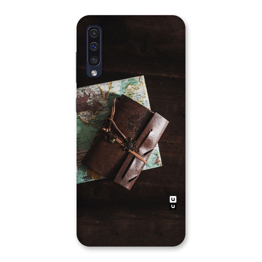 Map Journal Back Case for Galaxy A50s