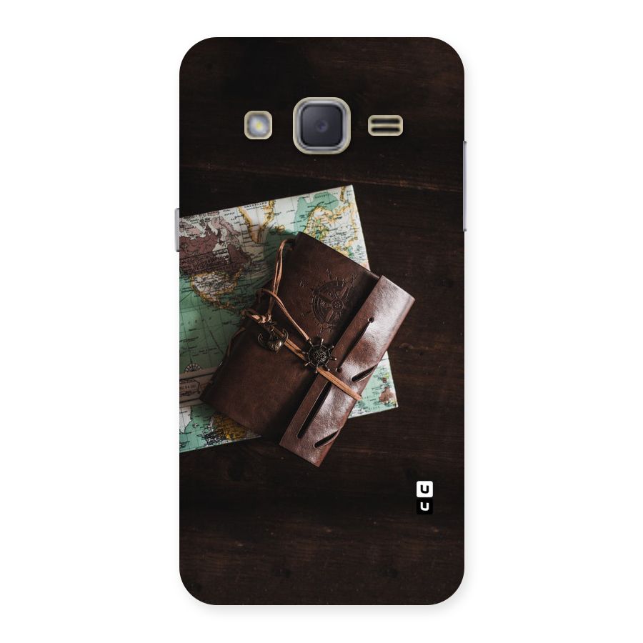 Map Journal Back Case for Galaxy J2