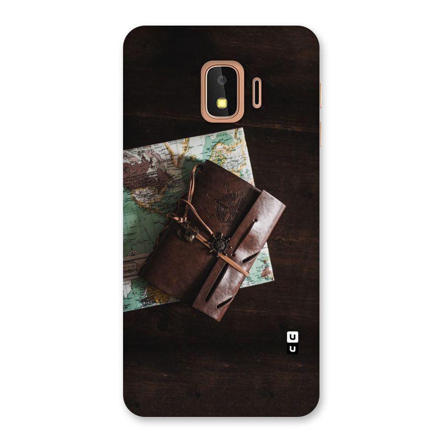 Map Journal Back Case for Galaxy J2 Core