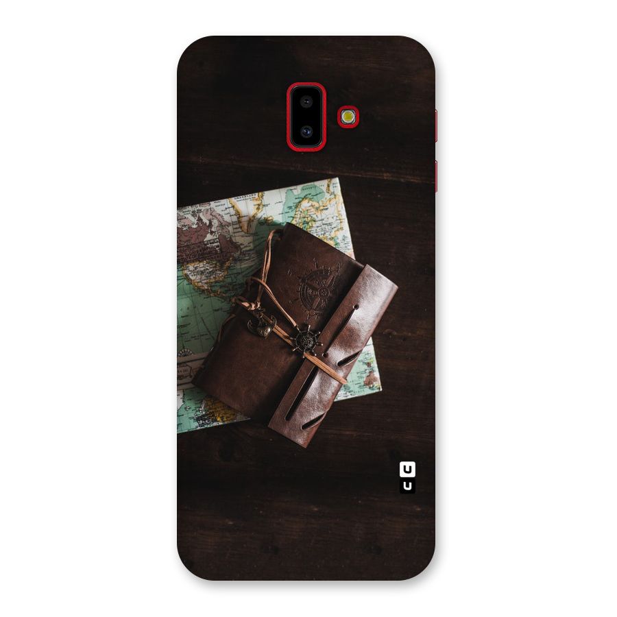 Map Journal Back Case for Galaxy J6 Plus