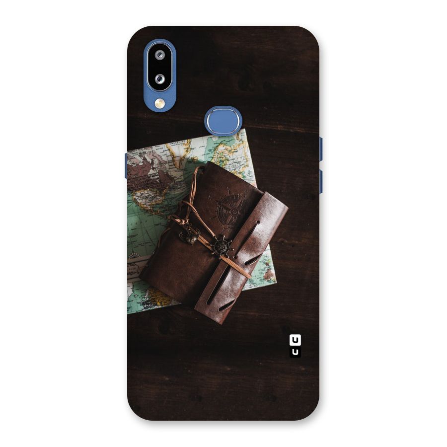 Map Journal Back Case for Galaxy M01s