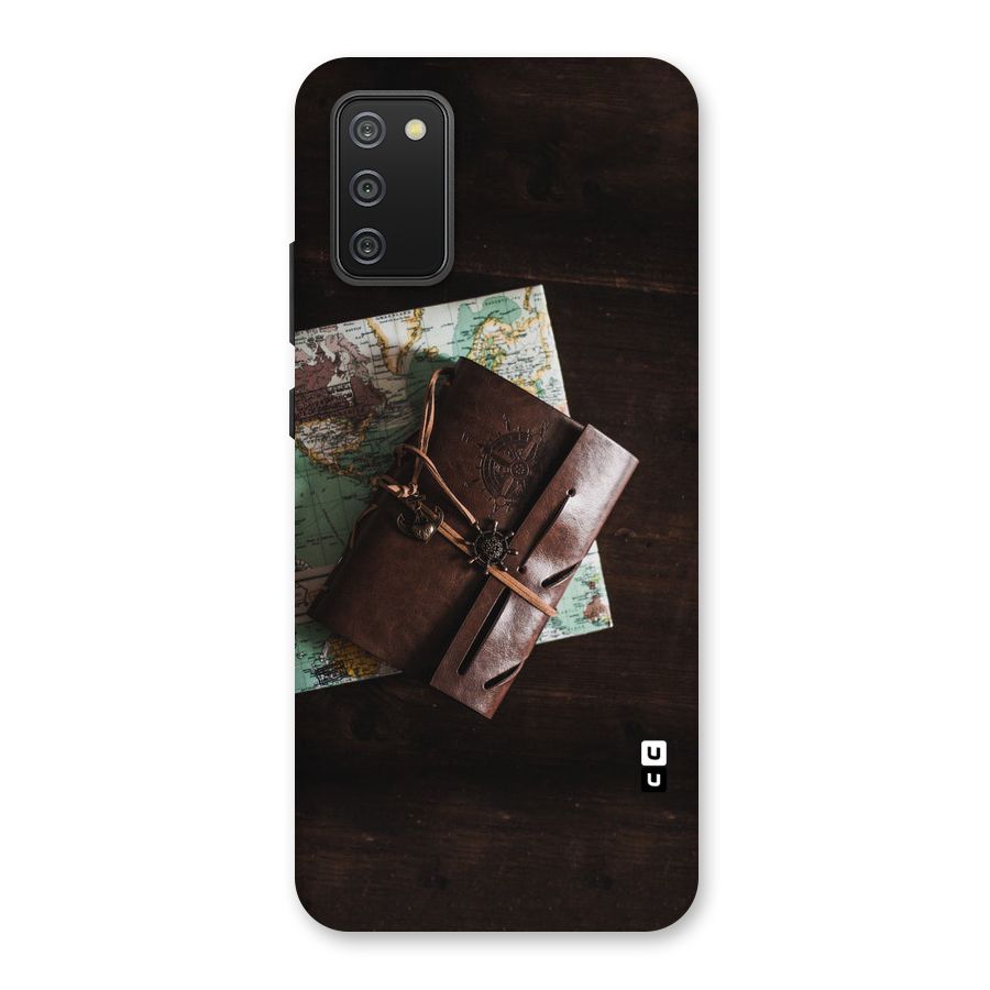 Map Journal Back Case for Galaxy M02s