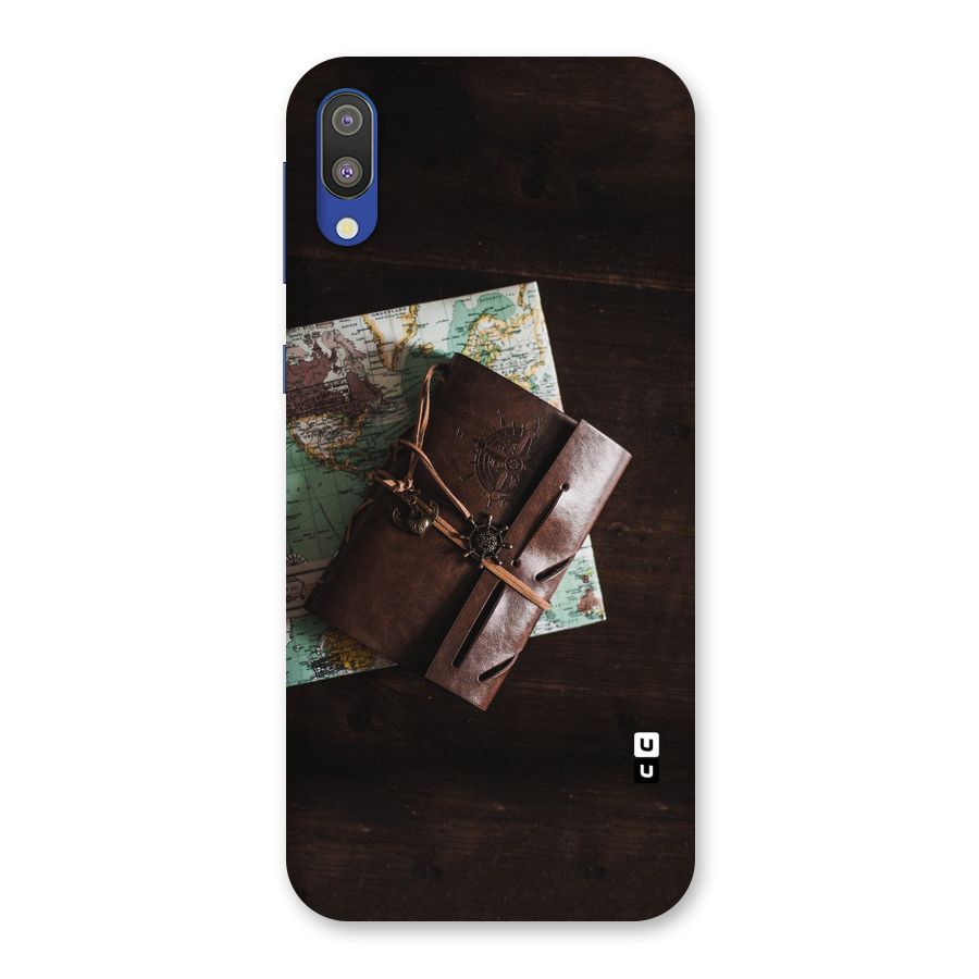 Map Journal Back Case for Galaxy M10