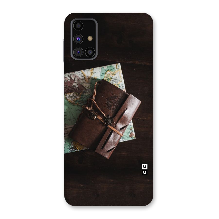 Map Journal Back Case for Galaxy M31s