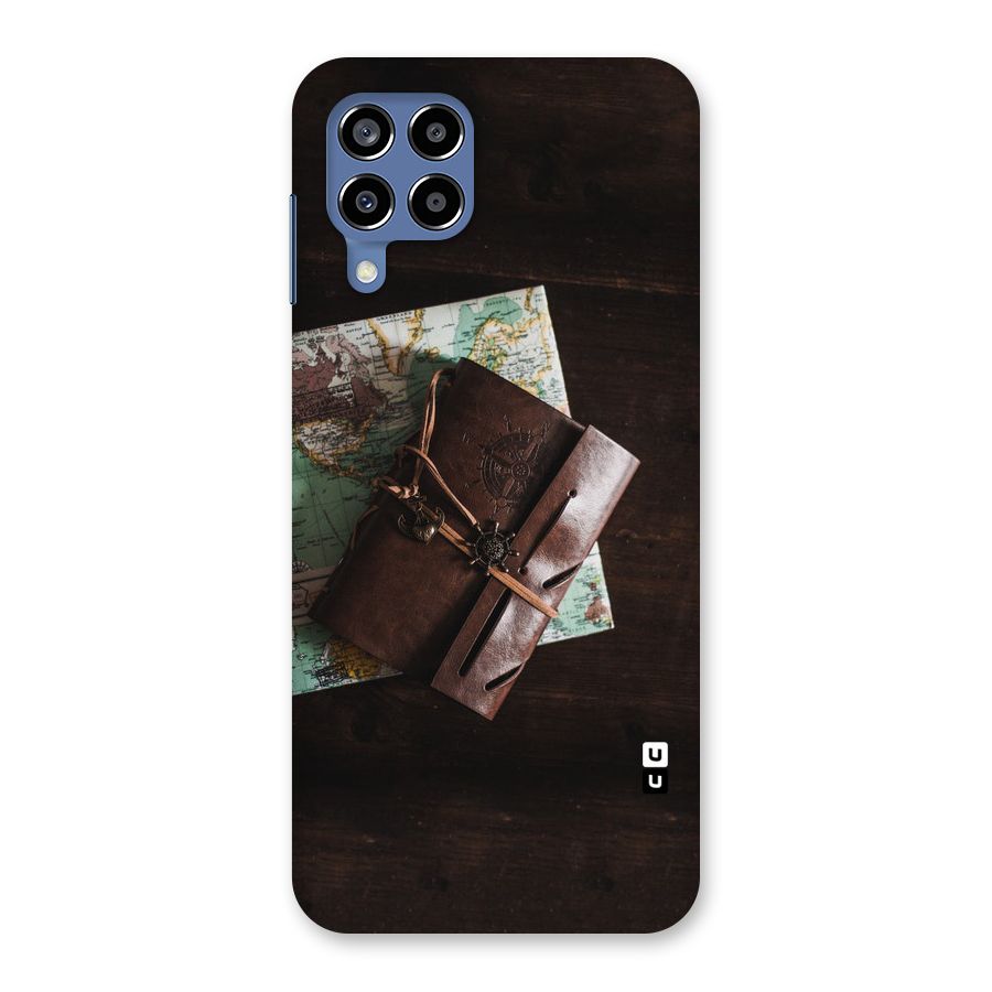 Map Journal Back Case for Galaxy M53 5G