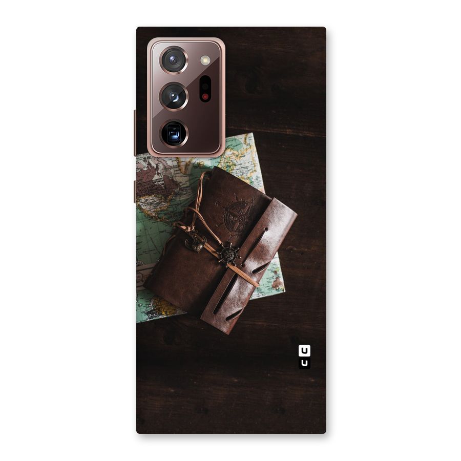 Map Journal Back Case for Galaxy Note 20 Ultra