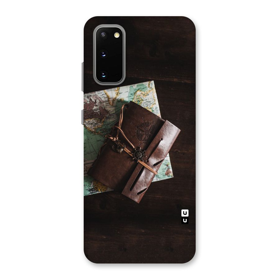 Map Journal Back Case for Galaxy S20