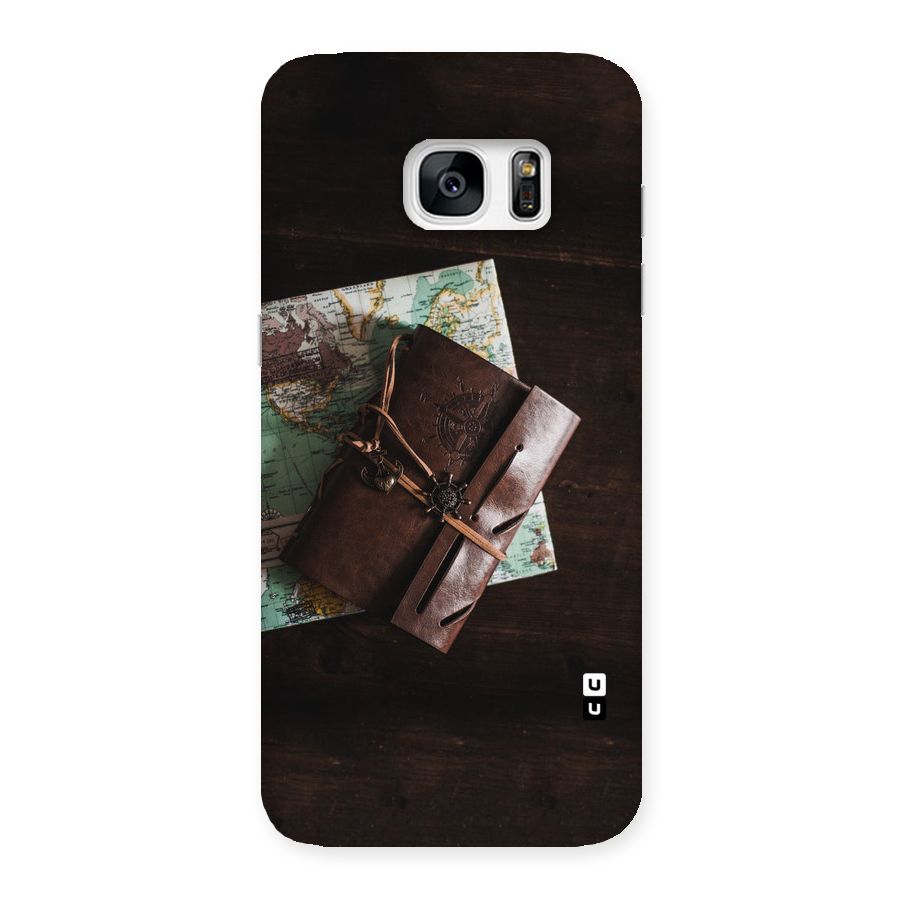 Map Journal Back Case for Galaxy S7 Edge