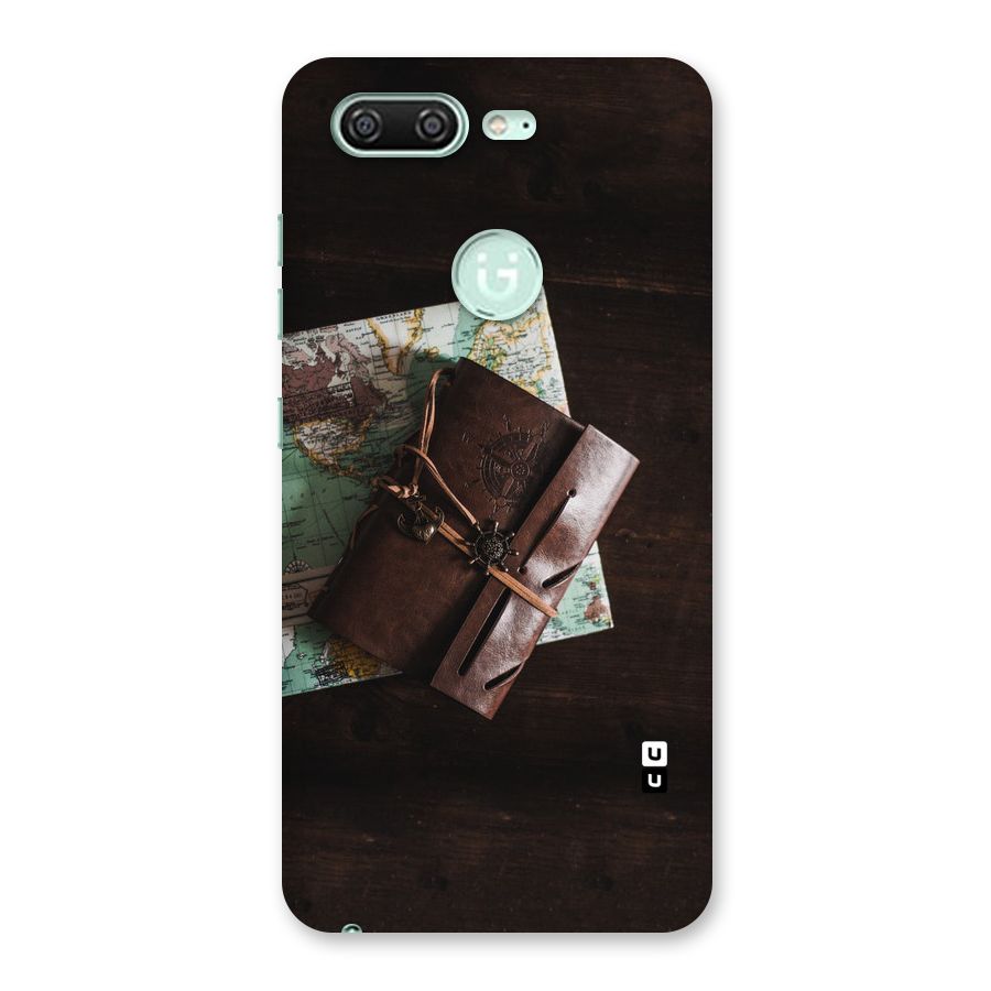 Map Journal Back Case for Gionee S10