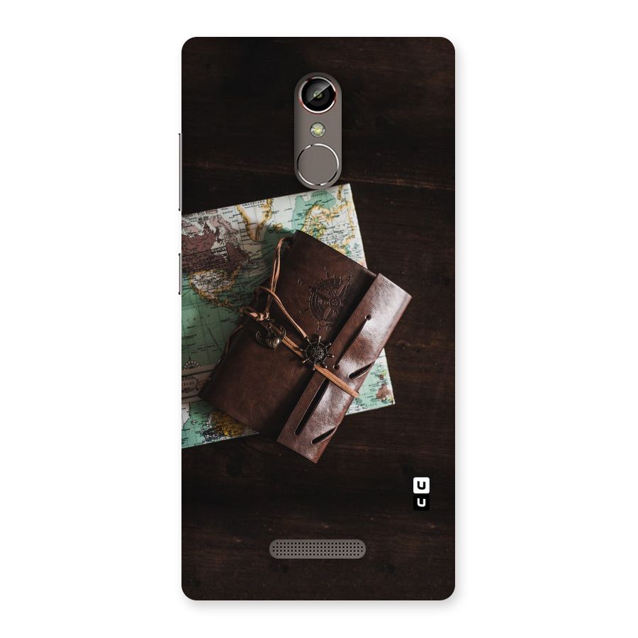 Map Journal Back Case for Gionee S6s