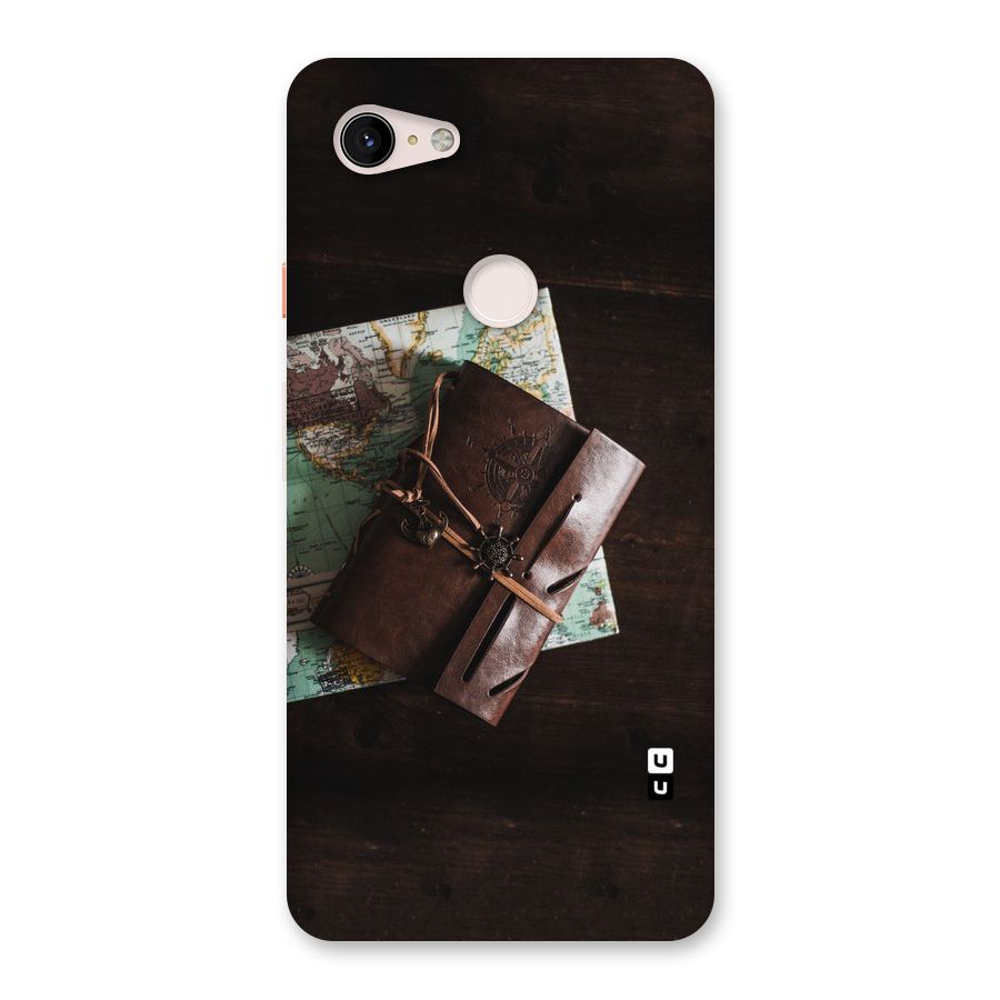 Map Journal Back Case for Google Pixel 3 XL