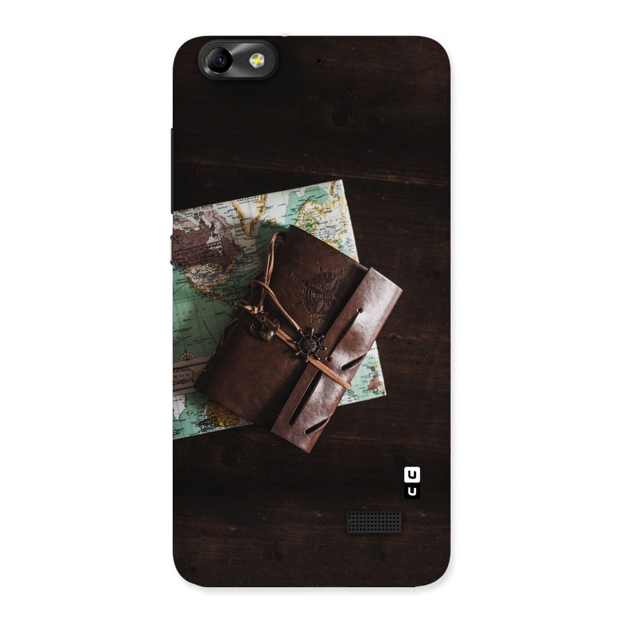 Map Journal Back Case for Honor 4C