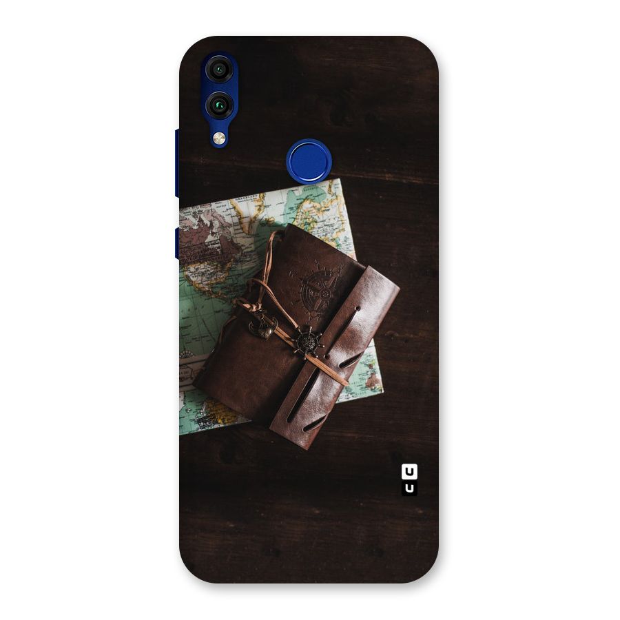 Map Journal Back Case for Honor 8C