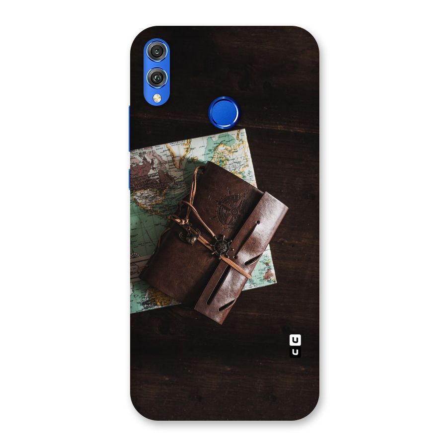 Map Journal Back Case for Honor 8X