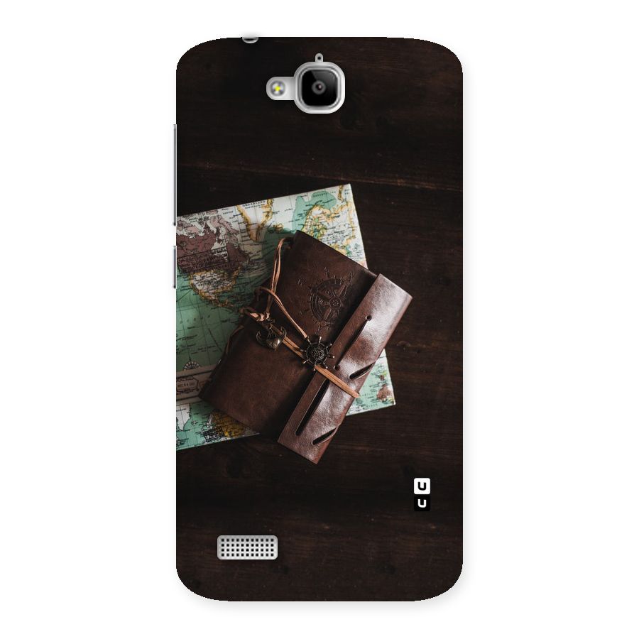 Map Journal Back Case for Honor Holly
