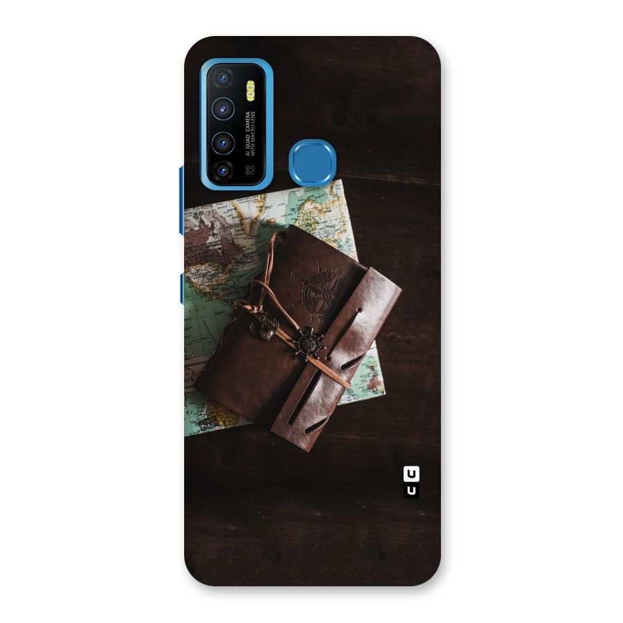 Map Journal Back Case for Infinix Hot 9