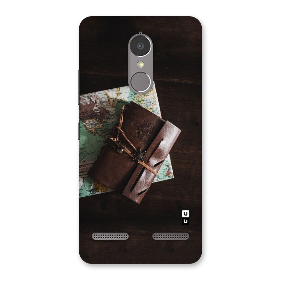 Map Journal Back Case for Lenovo K6 Power
