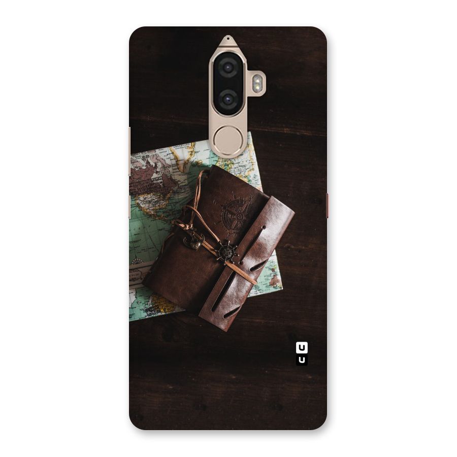 Map Journal Back Case for Lenovo K8 Note