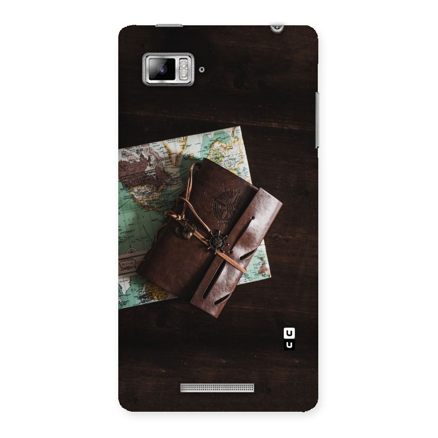Map Journal Back Case for Lenovo Vibe Z K910