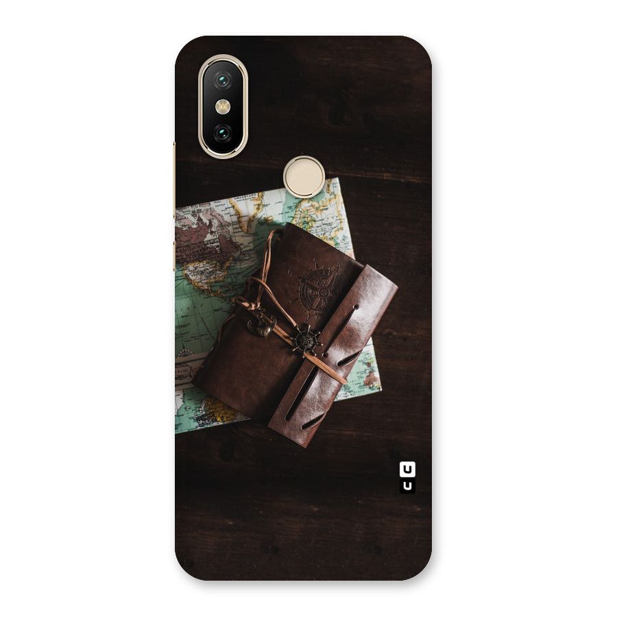 Map Journal Back Case for Mi A2