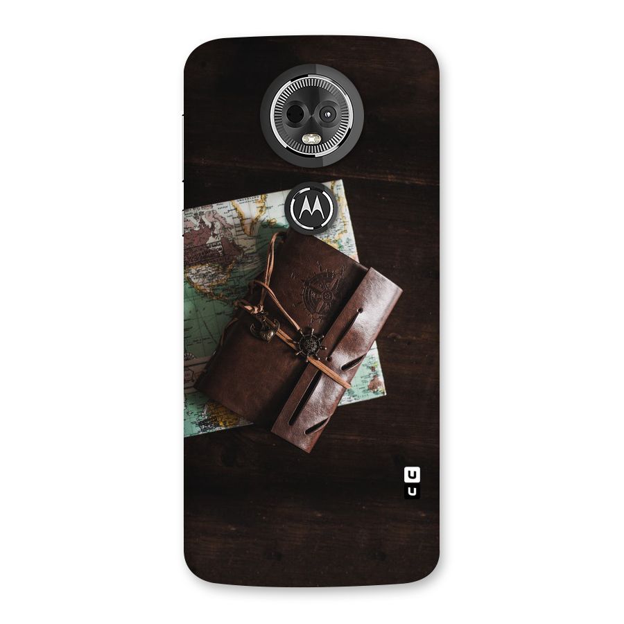 Map Journal Back Case for Moto E5 Plus