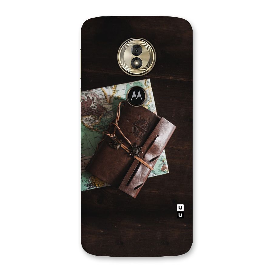 Map Journal Back Case for Moto G6 Play